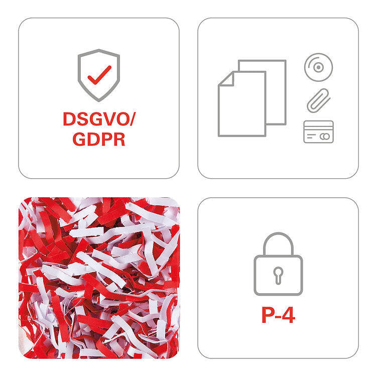 HSM Securio B24 Micro-cut Paper Shredder 1.9 x 15mm