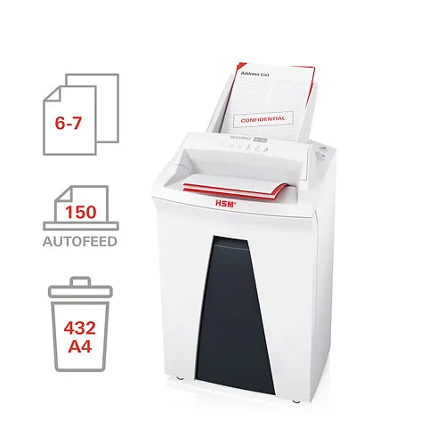 HSM Securio AF150 (4.5x30mm) Paper Shredder